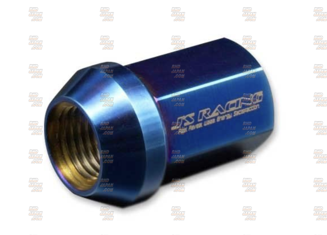 J's Racing Titanium Lug Nut Set Through Type 17 Hex - 20pcs M12xP1
